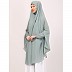 Premium Prayer Hijab -Sky Blue Premium Prayer Hijab -Sky Blue